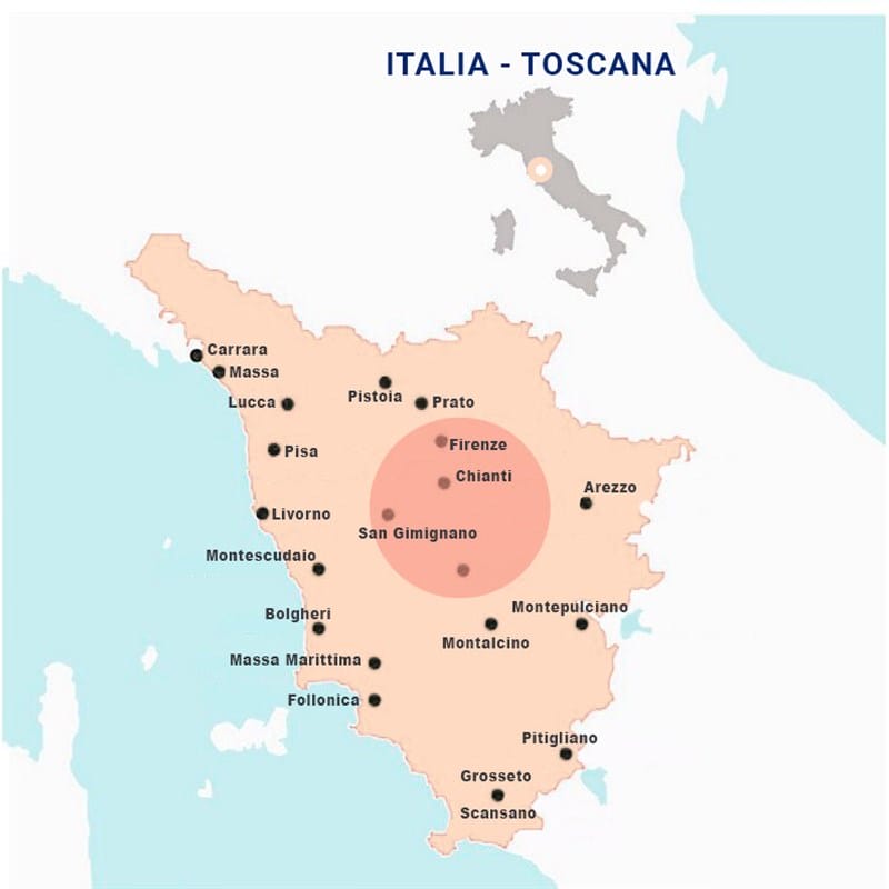 2000-2001 Luxury Torciano Cave Collection Blend di uvaggi con lussuosa confezione regalo - Toscana