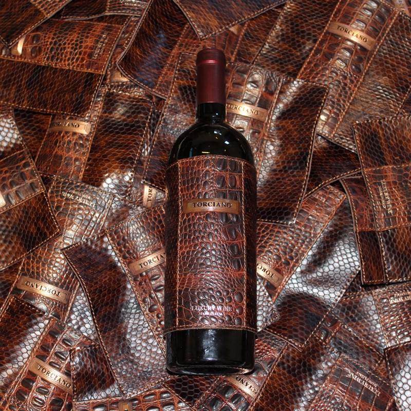 1995 Luxos Alligator Leather Wine