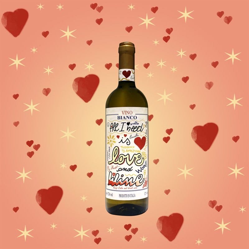 White Wine from Italy Love