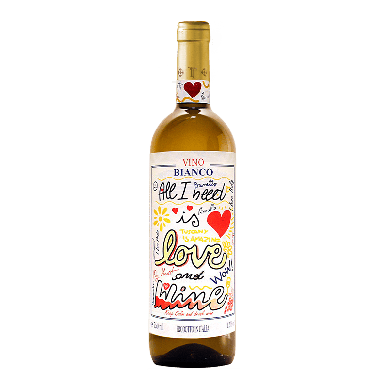 White Wine from Italy Love