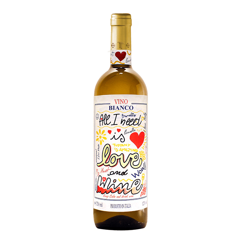 Tenuta Torciano Estate bottled Italian White Wine "Love", Tuscany