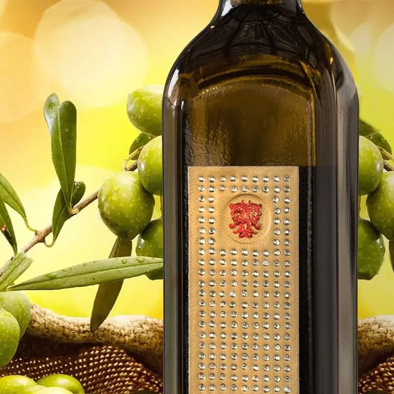 Extra Virgin Olive Oil Ambero, 1L Gioiello bottle from Italy