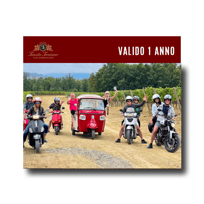 Tenuta Torciano Winery - Vespa Tour with Lunch and Wine Tasting - Gift Voucher