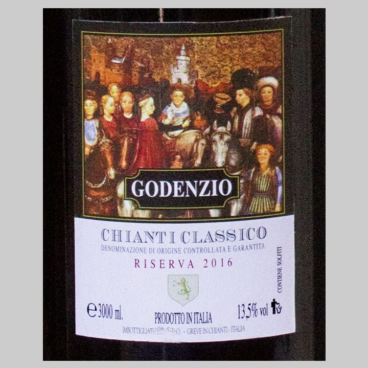 2016 Chianti Classico Riserva "Godenzio" - Large Format 3000ml