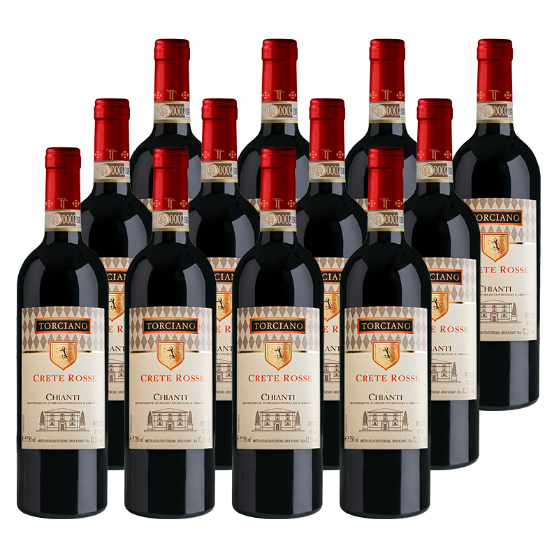 2023 Chianti Crete Rosse Red Wine - 12 Bottles