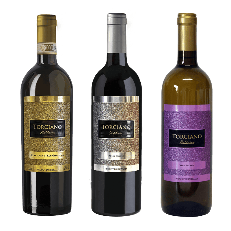 Vini Bianchi Collezione "GOLDVINE" - 3 Bottiglie