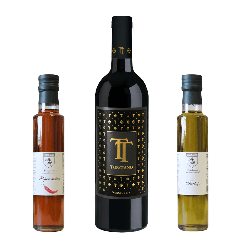 Sangiovese, Truffle Oil, Pepper Oil - 3 bottles