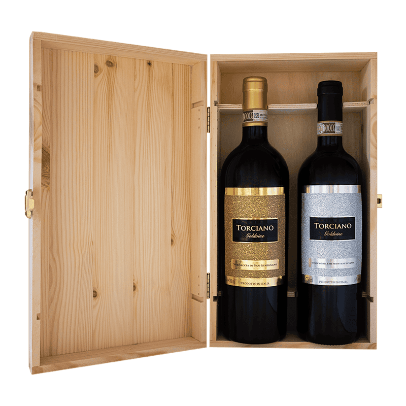 Wooden Box TT - 2 bottles