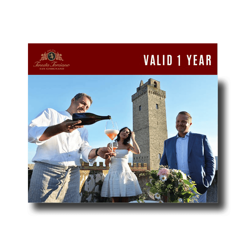 Tenuta Torciano Winery - Exclusive Dinner in Medieval Chigi Tower in San Gimignano (4 pax)