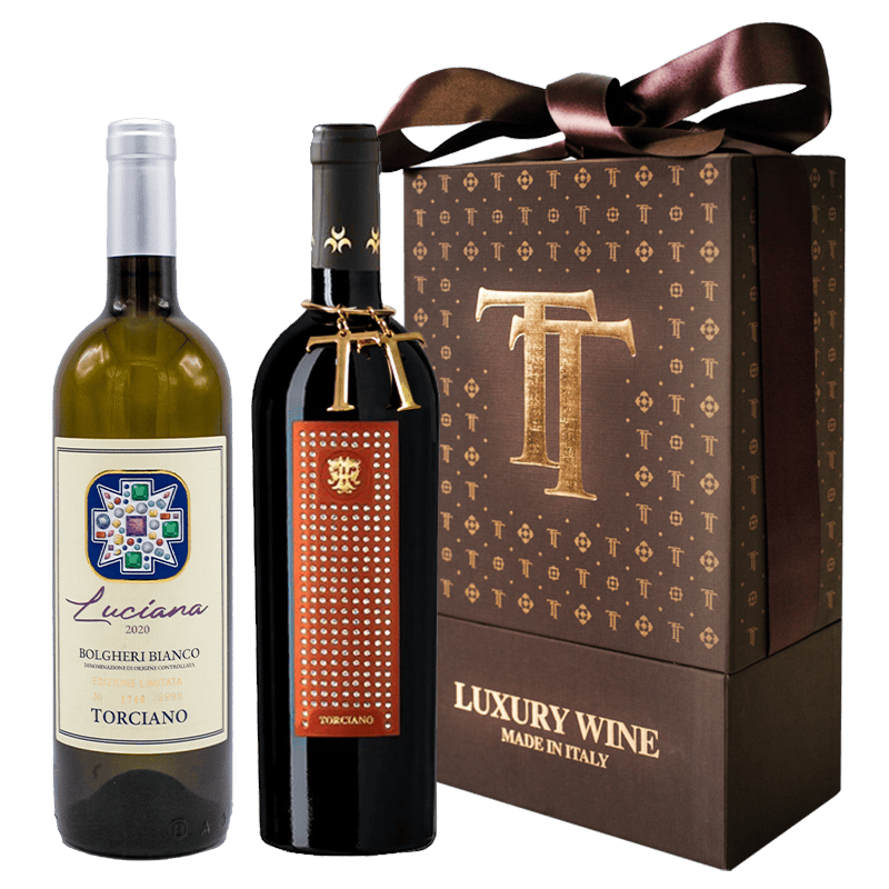 Bolgheri Wine Case included Cardboard Gift Box