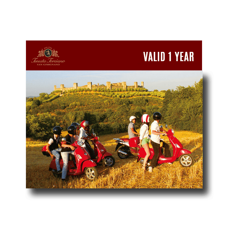 Torciano Hotel - Overnight Stay with Vespa Adventure - Gift Voucher