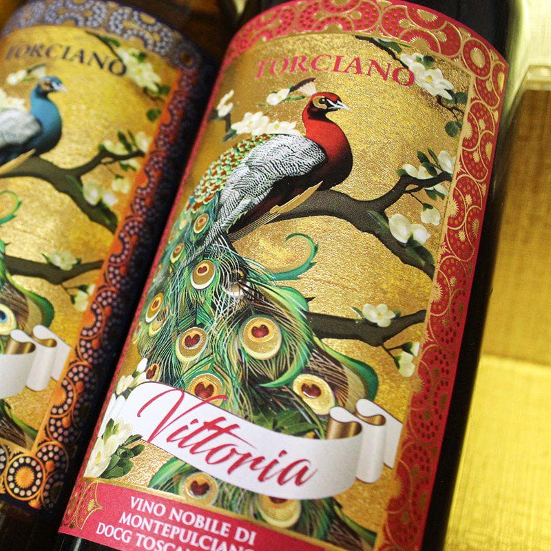 2018 "Vittoria Peacock Collection" Vino Nobile di Montepulciano Reserve