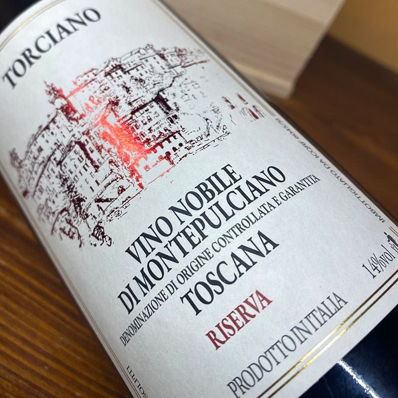 2018 Tenuta Torciano Estate bottled Vino Nobile di Montepulciano Riserva, Tuscany