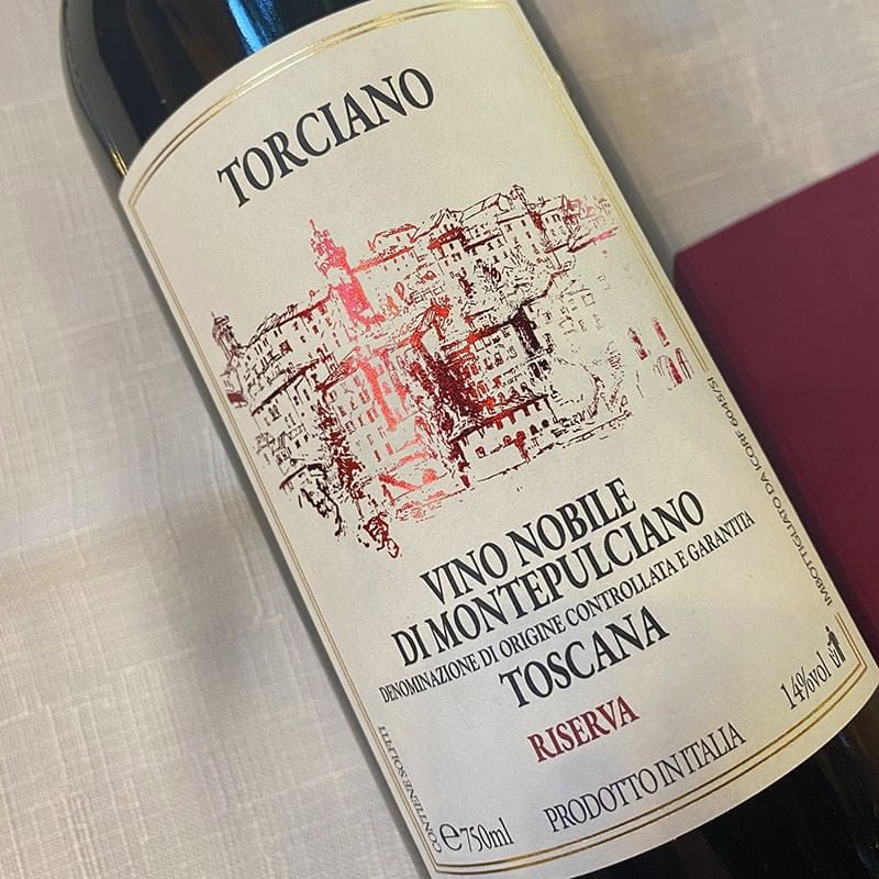 2018 Tenuta Torciano Estate bottled Vino Nobile di Montepulciano Riserva, Tuscany