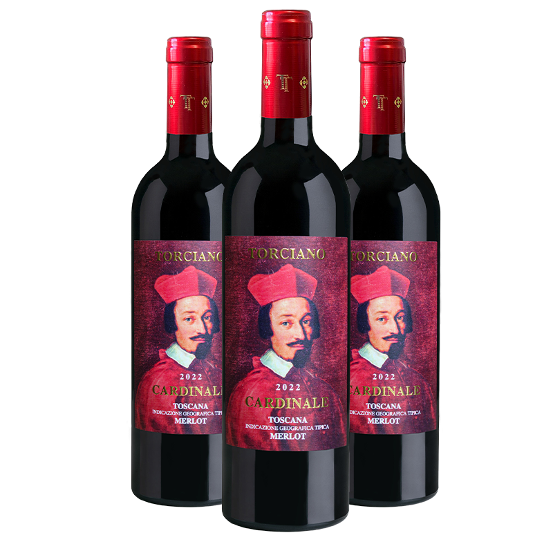 2022 Merlot "Cardinale" Red Wine  - 3 Bottles