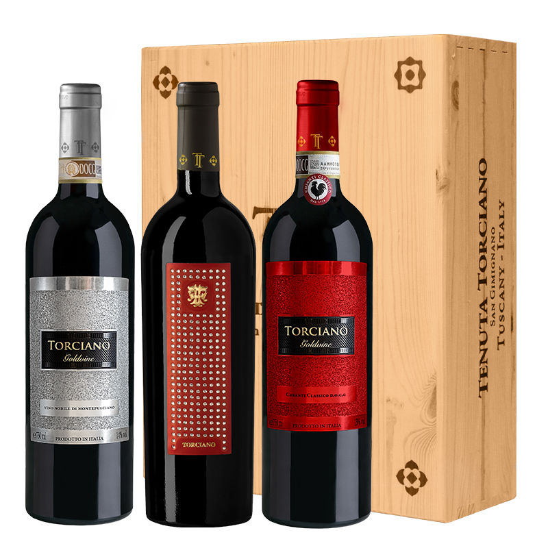 Red Classic MIx - 3 bottles + wooden box