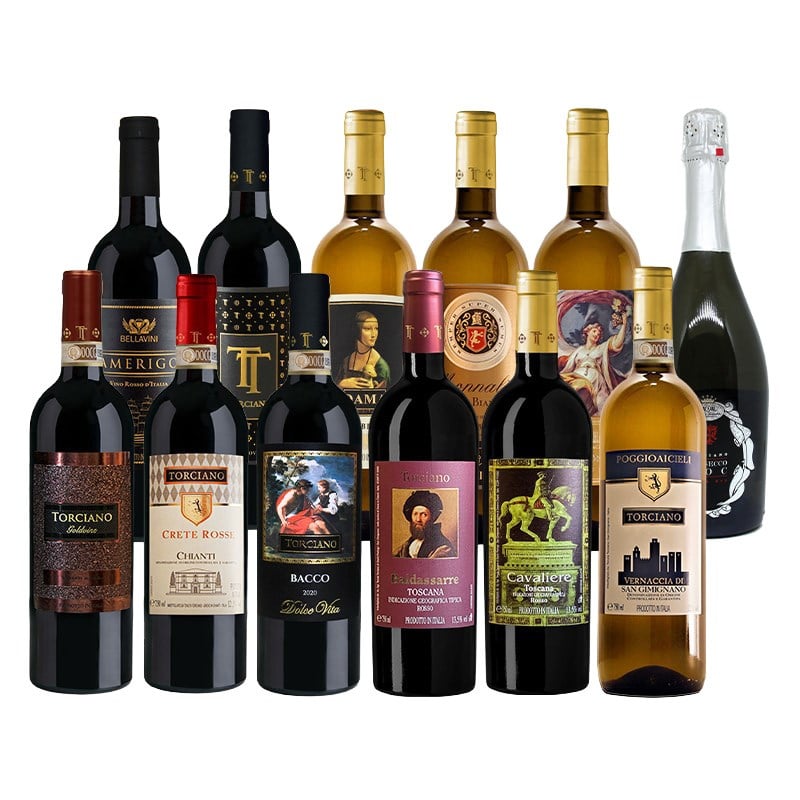 Torciano Collection Reds & Whites - 12 bottles