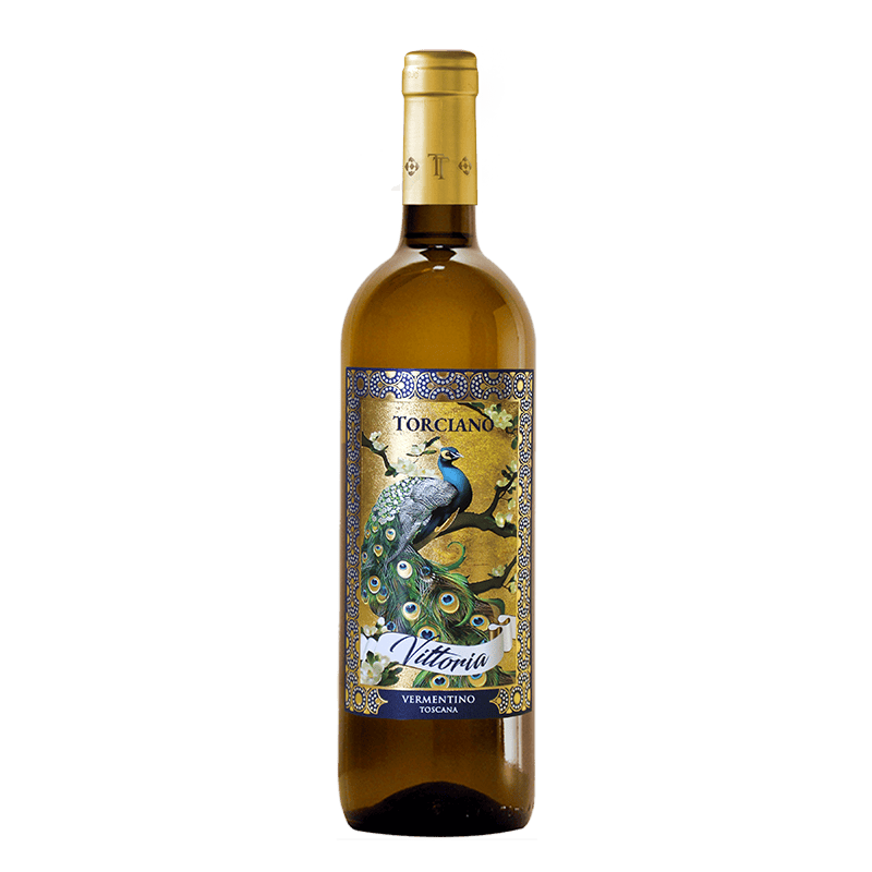 2022 Tenuta Torciano Estate bottled Vermentino "Vittoria Peacock Collection", Tuscany