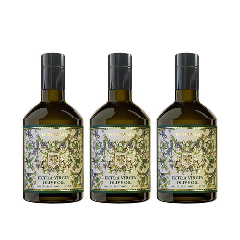Extra Virgin Olive Oil "Florentia" Premium 500 ml - 3 Bottles