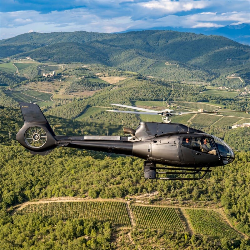 Volo in Elicottero, Pranzo e Degustazione (x 2 persone) - Buono regalo