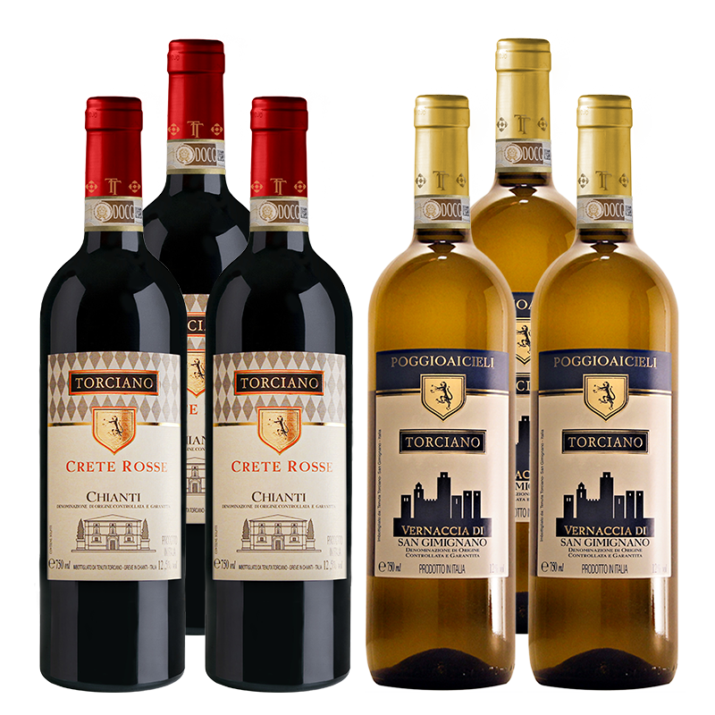 Bestsellers Chianti & Vernaccia Case - 6 Bottles