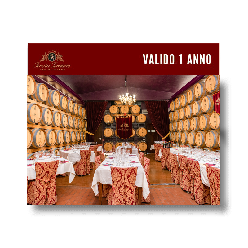 Tenuta Torciano - Cena in Cantina con Tour e Degustazione- Buono Regalo