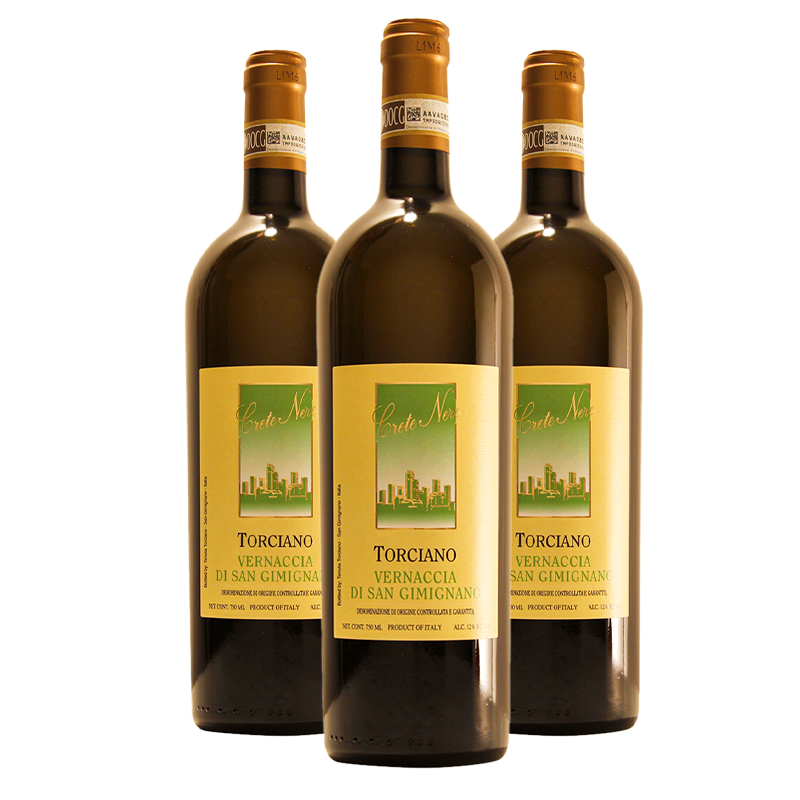 2022 Vernaccia "Crete Nere" White Wine - 3 Bottles