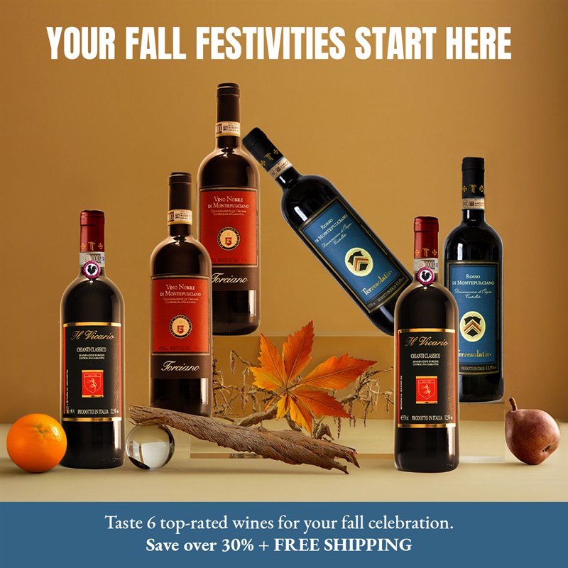Fall Reds - 6 Bottles case for your Fall Dinners