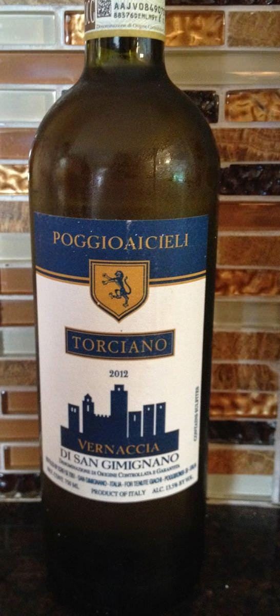 Beautiful review of Vernaccia di San Gimignano Poggioaicieli