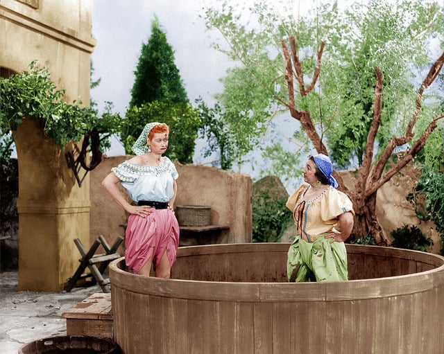 Lucy Grape Stomping Contest