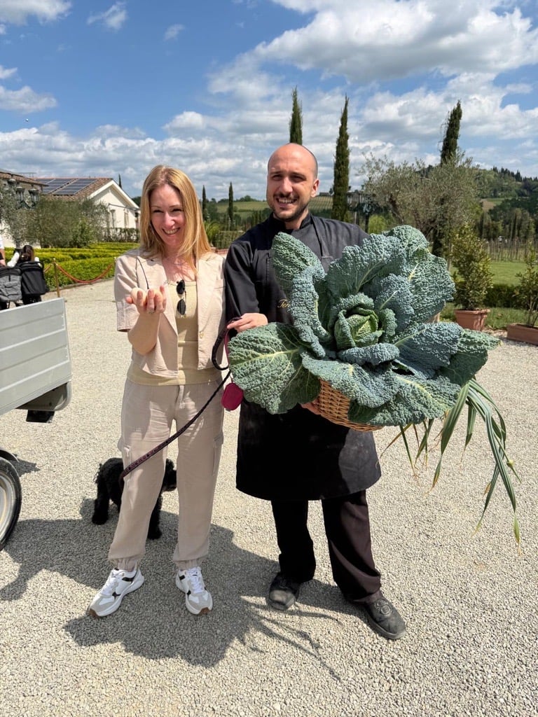 Culinary garden at Tenuta Torciano