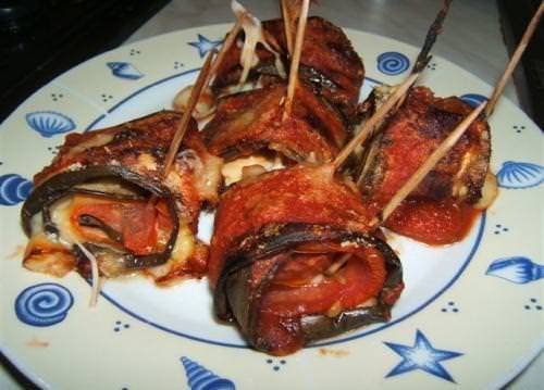 Oggi cucina Monica: involtini di melanzane