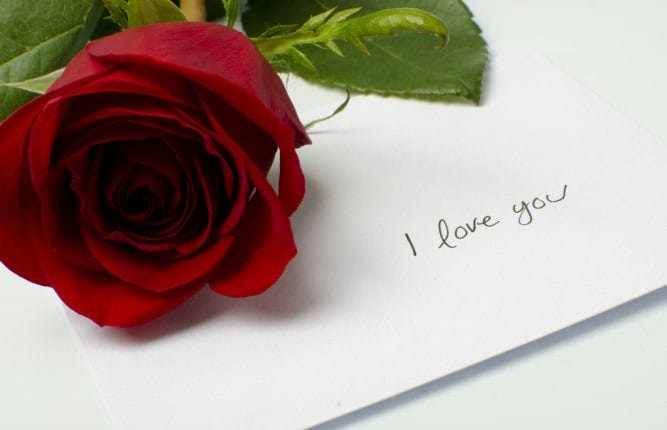 letter valentine day
