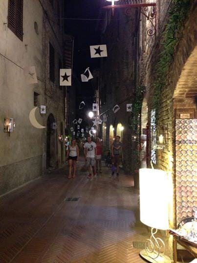 EVENING OF WINE IN SAN GIMIGNANO